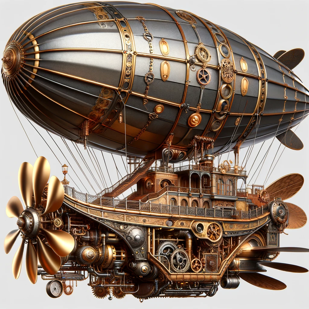 Dalle-3-Use-Case-Create-a-3D-model-of-a-‘Steampunk-Airship’